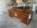 軒仕居 新中式烏金木實(shí)木老板桌辦公桌組合大班臺主管經(jīng)理書(shū)桌辦公家具 2.01米單桌 烏金木 曬單實(shí)拍圖