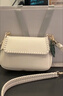 CHARLES&KEITH柔軟拉鏈式褶皺單肩包腋下包包女包女士生日禮物CK2-40782472 Cream奶白色 S 曬單實(shí)拍圖