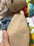 英氏（YEEHOO）兒童毛絨玩具兔子玩偶嬰兒安撫玩具新年娃娃寶寶女生周歲生日禮物 曬單實(shí)拍圖