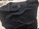京舒棉京東自有品牌棉·男士純棉長(cháng)袖T恤抗菌打底衫 黑色 2XL 曬單實(shí)拍圖