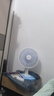 美的（Midea）臺式電風(fēng)扇家用臺扇7葉3檔宿舍臥室臺風(fēng)扇客廳辦公室節能省電搖頭電扇學(xué)生床上 FGAU40D【藍白色升級款】 曬單實(shí)拍圖