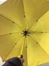 超大雨傘125cm三人傘男女防曬黑膠半自動(dòng)高爾夫太陽(yáng)傘晴雨兩用傘 半自動(dòng)黃色-疏水傘套【適合2-3人】 曬單實(shí)拍圖