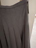優(yōu)衣庫女裝寬褶中裙/半身裙裙子479916 488364 488364/08深灰色 XS 曬單實(shí)拍圖