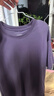 【京東直采】7A抗菌短袖t恤男26春季新品天絲落肩圓領(lǐng)內搭打底衫 紫色 2XL 建議身高（160-170cm） （140-160斤） 曬單實(shí)拍圖
