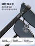 帕森（PARZIN）偏光太陽(yáng)鏡男 26年新品型男方框輕盈防曬駕駛潮墨鏡男禮物 PZ8613 曬單實(shí)拍圖