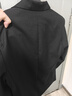 法蒙澤西服套裝男士三件套商務(wù)職業(yè)正裝小西裝男結婚新郎上班修身外套男 黑色(西服+西褲+襯衫+大禮包) 2XL 【125-140斤】 曬單實(shí)拍圖
