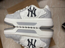 MLB官方運動(dòng)鞋女鞋子 春夏禮物學(xué)長(cháng)鞋老花休閑鞋增高板鞋 3ASXM036N 紐約洋基隊/灰色 36.5 (230mm) 曬單實(shí)拍圖