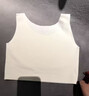 Carbin Koneer無(wú)痕束胸內衣大胸顯小抹胸冰絲女款運動(dòng)背心式塑胸女內衣2026新款 白色 【無(wú)痕隱形 固定胸墊】 M (體重90-105斤，上胸圍80-85cm) 曬單實(shí)拍圖