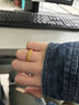中國黃金（CHINA GOLD）繁花似錦黃金戒指女999足金開口戒生日七夕情人節禮物送女友老婆 【京速達】足金戒指約3.2g【甄選禮盒】 曬單實拍圖