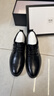 海瀾之家HLA皮鞋男士商務(wù)休閑春夏德比正裝鞋子男H135/H171 黑色41 曬單實(shí)拍圖
