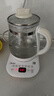 美的（Midea）家用養生壺 1.5L全自動(dòng)玻璃燒水壺 多段保溫電熱水壺 一體恒溫煮茶壺 輕音柔聲燉煮智能預約 升級新品【玻璃壺蓋】 1.5L 曬單實(shí)拍圖