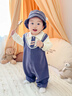 希苑嬰兒衣服男寶寶哈衣爬服A類(lèi)棉莫小紳士時(shí)尚新生兒連體衣 小博士 曬單實(shí)拍圖
