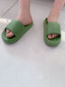 利達妮（TZLDN）踩屎感拖鞋女士2026新款夏季外穿防滑防臭室內居家用厚底涼拖鞋男 綠色 38-39 【適合37-38】 曬單實(shí)拍圖