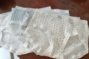 FitonTon無(wú)痕內褲女全純棉10A級抑菌襠甜美少女內褲三角短褲4條 曬單實(shí)拍圖