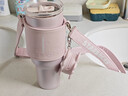 星巴克（Starbucks）杯子暮櫻翩翩系列高顏值可愛(ài)保溫杯便攜大容量隨行水杯男女士送禮 雙飲口不銹鋼桌面杯配杯套1180ml 曬單實(shí)拍圖