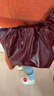 CHARLES&KEITH26春季新品帶包掛油蠟皮大容量托特包生日禮物CK2-40151610 Burgundy葡萄酒紅色 L 曬單實(shí)拍圖