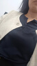 沫晗依美休閑百搭彈力長(cháng)袖T恤女2025年春季新款今年流行針織上衣 曬單實(shí)拍圖