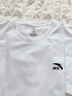 安踏休閑短袖t恤男女同款夏季簡(jiǎn)約純色圓領(lǐng)運動(dòng)打底衫寬松情侶上衣 曬單實(shí)拍圖