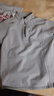 京東京造絨感發(fā)熱運動(dòng)長(cháng)袖t恤男春季加絨保暖半拉鏈衛衣 山巖灰2XL 曬單實(shí)拍圖