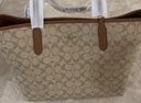 蔻馳（COACH）【品牌直供】CITY女士大號托特包單肩手提包5696禮物 曬單實(shí)拍圖