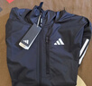 adidas防風(fēng)跑步運動(dòng)修身連帽夾克外套男裝秋季阿迪達斯 黑色   L 曬單實(shí)拍圖