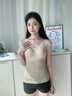 婷美塑身衣上半身女免穿文胸夏季超薄款強力收小肚子收腹背心緊身內衣 膚色【超薄面料 強力塑身】 XL 【建議體重125-140斤】 曬單實(shí)拍圖