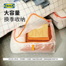 宜家（IKEA）PARKLA派克拉儲物袋整理袋收納袋衣物手提被子搬家便攜學(xué)生宿舍 【新品】?jì)ξ锎?5x49x30cm*2 曬單實(shí)拍圖