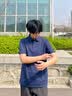 金利來【51%桑蠶絲】2026春夏新款短袖polo衫男時(shí)尚商務(wù)休閑透氣翻領(lǐng)T恤 寶藍(lán)-85 L 175/92A 推薦135-150斤 曬單實(shí)拍圖