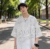 真維斯大碼短袖男夏季冰絲薄款寬松加肥加大百搭圓領胖子半袖t恤男裝 黑色 XL 建議120-140斤 曬單實拍圖