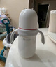 貝親（Pigeon）臻白寶寶兒童保溫杯水杯保溫奶瓶吸管學(xué)飲杯防嗆防漏300ml 6月+ 曬單實(shí)拍圖