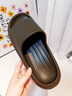 潔麗雅踩屎感涼拖鞋男士夏季2026新款室內防滑防臭情侶居家用厚底拖鞋女 星夜黑 42-43 【適合41-42】 曬單實(shí)拍圖