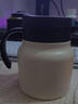 京東京造保溫壺 燜茶暖水壺【陶瓷內膽】茶水分離辦公室泡茶悶泡壺 灰色1L 曬單實(shí)拍圖