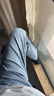 HLA海瀾之家牛仔褲男26亦心即為系列直筒大碼褲子男夏季 曬單實(shí)拍圖