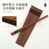 唐宗筷 抗菌率99.9%雞翅木筷子10雙裝-吉祥如意高檔禮盒裝C3075 曬單實(shí)拍圖
