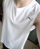 安踏運動(dòng)背心男夏季棉質(zhì)透氣無(wú)袖T恤衫青少年寬松百搭籃球服上衣 8115-3象牙白 XL /180 曬單實(shí)拍圖
