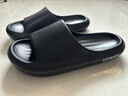 潔麗雅踩屎感涼拖鞋男士夏季2026新款室內防滑防臭情侶居家用厚底拖鞋女 星夜黑 42-43 【適合41-42】 曬單實(shí)拍圖
