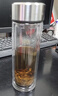 富光玻璃杯雙層帶茶隔大容量水杯 高檔商務(wù)泡茶杯 高硼硅杯子500ml 曬單實(shí)拍圖
