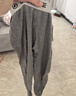 浪莎純棉秋褲男士單褲時(shí)尚明根薄款秋衣棉毛褲線(xiàn)褲保暖褲 深灰 175/XL 曬單實(shí)拍圖