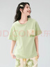 芬騰睡衣女【100%純棉】薄款圓領(lǐng)可外穿新品家居服套裝高級感 淺綠 L 曬單實(shí)拍圖