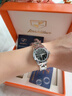 金仕盾（JIN SHI DUN）瑞士認證品牌手表女士全自動(dòng)機械表鎢鋼防水腕表生日禮物送女友 【升級版進(jìn)口機芯】鋼帶本黑女雙日歷 曬單實(shí)拍圖