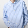 優(yōu)衣庫合作款/男裝女裝牛津紡寬松條紋襯衫/長(cháng)袖襯衣480802 60 淺藍色 L /175/100A 曬單實(shí)拍圖