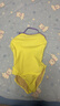 速浪競速泳衣女新款游泳專(zhuān)業(yè)高級感連體純色防透三角|帶胸墊 天鵝黃L 曬單實(shí)拍圖