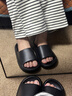 潔麗雅踩屎感涼拖鞋男士夏季2026新款室內防滑防臭情侶居家用厚底拖鞋女 星夜黑 42-43 【適合41-42】 曬單實(shí)拍圖