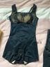 美人計【新品】美人計塑身內女收腹束身腰產(chǎn)后塑身連體衣 高貴黑 L (建議105-115斤） 曬單實(shí)拍圖