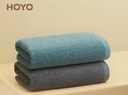HOYO日本毛巾男女士純棉 A類(lèi)抗菌洗臉毛巾 吸水速干毛巾2條裝 33*73cm 曬單實(shí)拍圖