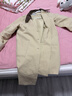 香影英倫學(xué)院風(fēng)卡其色風(fēng)衣女2026春季新款撞色翻領(lǐng)中長(cháng)款休閑外套 卡其色 M 曬單實(shí)拍圖