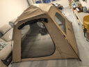駱駝（CAMEL）帳篷戶(hù)外便攜式折疊全自動(dòng)露營(yíng)黑膠防雨防曬野餐帳篷A027-2流沙金 曬單實(shí)拍圖
