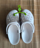 卡駱馳（CROCS）貝雅洞洞鞋男鞋女鞋輕便耐磨一腳蹬拖鞋休閑鞋百搭花園鞋|10126 黑色-001 43 (270mm) 曬單實(shí)拍圖