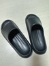 潔麗雅踩屎感涼拖鞋男士夏季2026新款室內防滑防臭情侶居家用厚底拖鞋女 星夜黑 42-43 【適合41-42】 曬單實(shí)拍圖