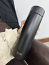 然也保溫杯定制雙層純鈦保鮮抑菌便攜男女士曜石黑480ml PQTB-507 曬單實(shí)拍圖